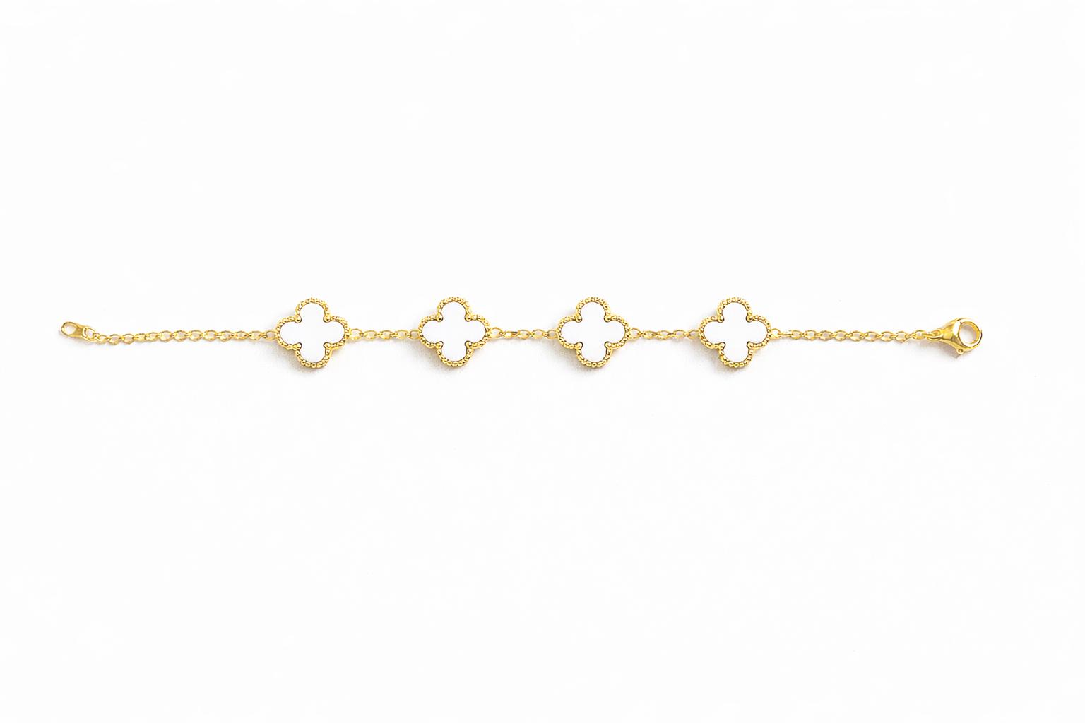 Lucky Clover Chain Bracelet