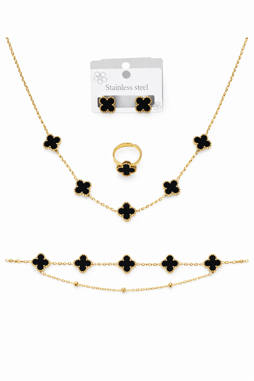 Black Clover Elegance Jewelry Set