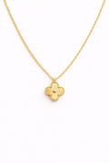 Radiant Clover Pendant Necklace